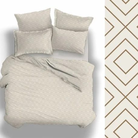 NATURTEX Caramel 3 részes pamut-szatén ágyneműhuzat 140x200/70x90/40x50