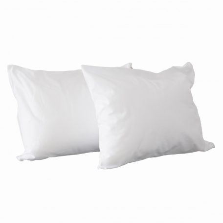 NATURTEX 100% pamut, cipzáras kispárnahuzat 40X50 cm - fehér (kettesével rendelhető)