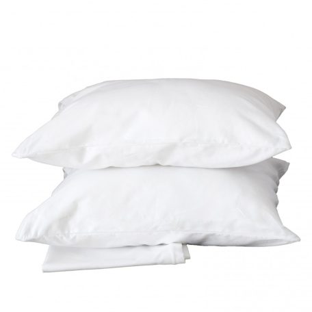 NATURTEX 100% pamut, cipzáras kispárnahuzat 40X50 cm - fehér (kettesével rendelhető)