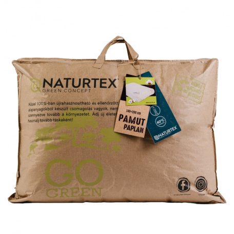 NATURTEX Green Concept paplan biopamutból 140x200, 800g