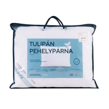 NATURTEX Tulipán kispárna, 100% pehely töltet, 200g, 40x50cm