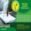 NATURTEX Vegan Down kispárna 40x50cm, 350g
