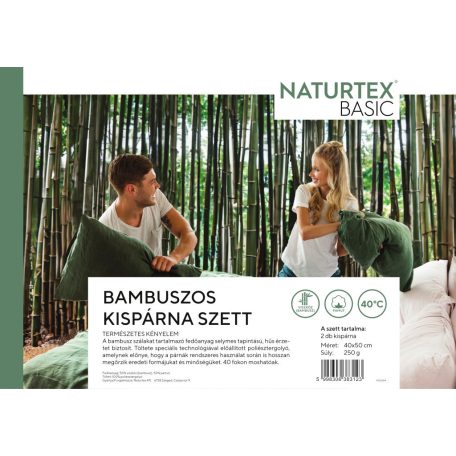 NATURTEX Bambuszos kispárna szett 2db 40x50 cm 