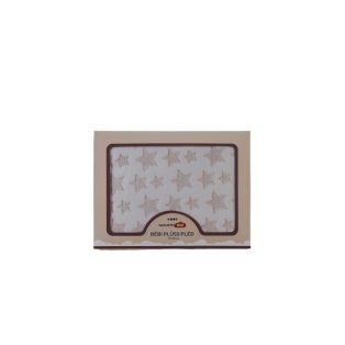 NATURTEX Beige Star baby plüss pléd 