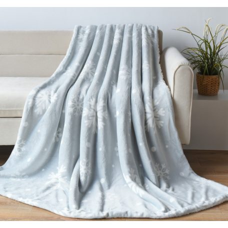 Naturtex pléd sherpa 150x200 cm hópehely szürke-fehér 