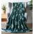 Naturtex pléd sherpa 150x200 cm zöld-fehér leveles 
