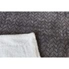 NATURTEX Sherpa kétoldalas pléd - OMBRE GREY 150X200 CM